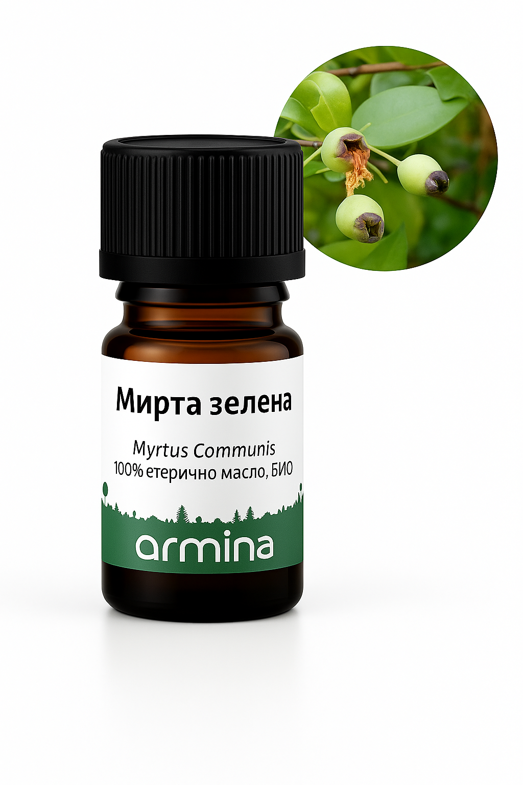 био етерично масло зелена мирта armina
