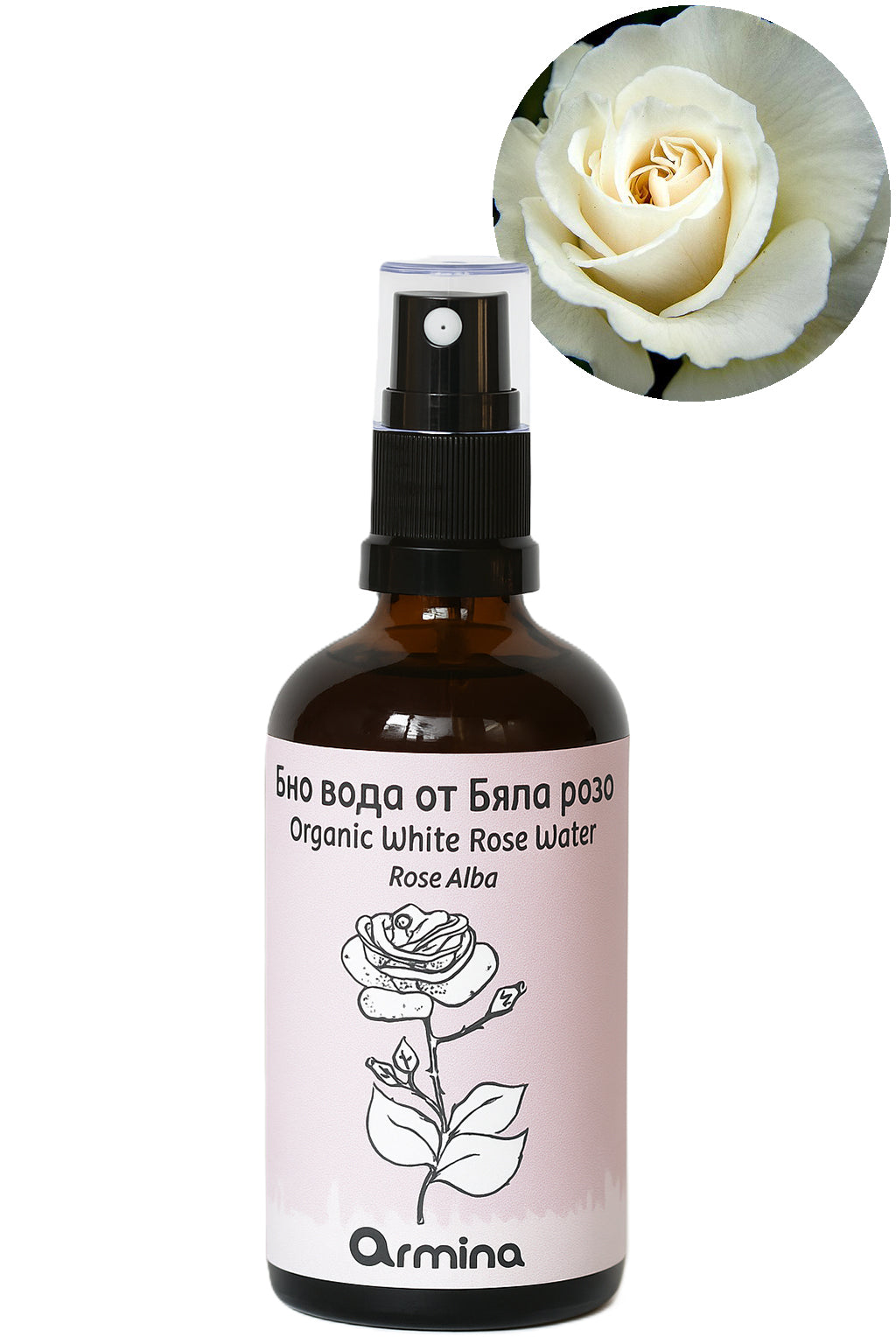 Био Розова Вода - Роза Алба