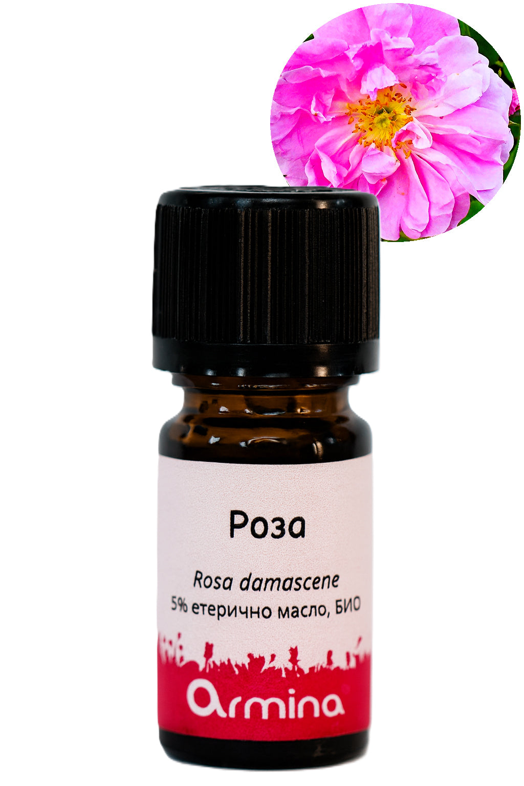 5% био етерично масло роза дамасцена 