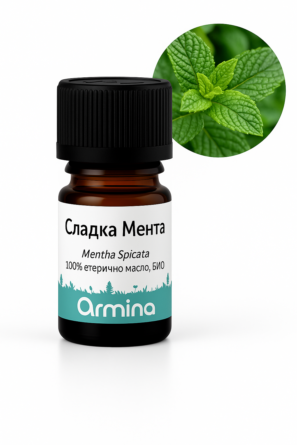 био етерично масло от сладка мента mentha spicata armina 